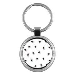 Flies Key Chains (Round) 