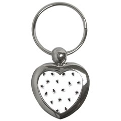 Flies Key Chains (heart)  by Valentinaart