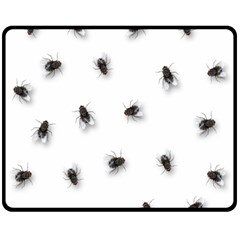 Flies Fleece Blanket (Medium) 