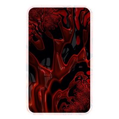 Fractal Red Black Glossy Pattern Decorative Memory Card Reader by Amaryn4rt