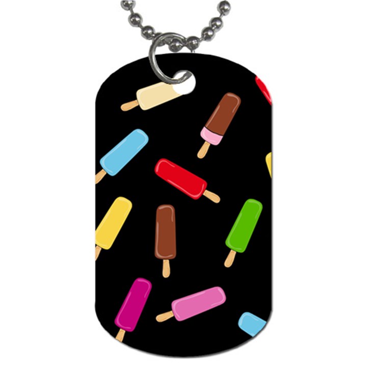 Decorative ice cream pattern Dog Tag (One Side)