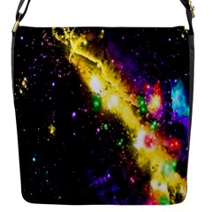 Galaxy Deep Space Space Universe Stars Nebula Flap Messenger Bag (s) by Amaryn4rt