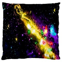 Galaxy Deep Space Space Universe Stars Nebula Standard Flano Cushion Case (one Side) by Amaryn4rt