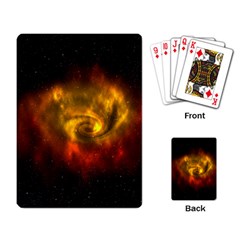 Galaxy Nebula Space Cosmos Universe Fantasy Playing Card by Amaryn4rt