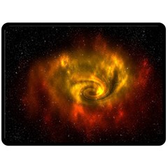 Galaxy Nebula Space Cosmos Universe Fantasy Fleece Blanket (large) 