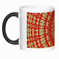 Gold And Red Mandala Morph Mugs