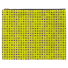 Heart Circle Star Seamless Pattern Cosmetic Bag (xxxl)  by Amaryn4rt