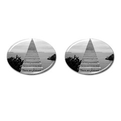 Steps To Success Follow Cufflinks (oval) by FrontlineS