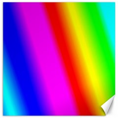 Multi Color Rainbow Background Canvas 20  X 20   by Amaryn4rt