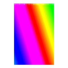 Multi Color Rainbow Background Shower Curtain 48  X 72  (small)  by Amaryn4rt