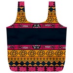 Pattern Ornaments Africa Safari Summer Graphic Full Print Recycle Bags (L)  Back