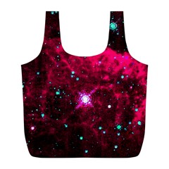 Pistol Star And Nebula Full Print Recycle Bags (l)  by Amaryn4rt