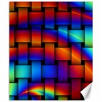 Rainbow Weaving Pattern Canvas 20  x 24   19.57 x23.15  Canvas - 1