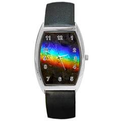 Rainbow Color Prism Colors Barrel Style Metal Watch by Amaryn4rt