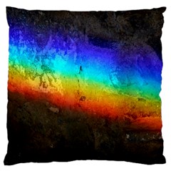 Rainbow Color Prism Colors Large Cushion Case (one Side) by Amaryn4rt