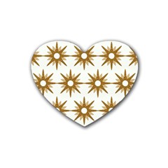 Seamless Repeating Tiling Tileable Heart Coaster (4 Pack)  by Amaryn4rt