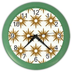 Seamless Repeating Tiling Tileable Color Wall Clocks by Amaryn4rt