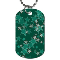 Star Seamless Tile Background Abstract Dog Tag (one Side) by Amaryn4rt