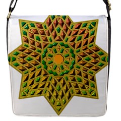 Star Pattern Tile Background Image Flap Messenger Bag (s) by Amaryn4rt