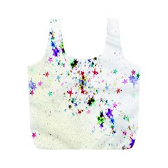 Star Structure Many Repetition Full Print Recycle Bags (m)  by Amaryn4rt