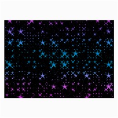 Stars Pattern Seamless Design Large Glasses Cloth by Amaryn4rt