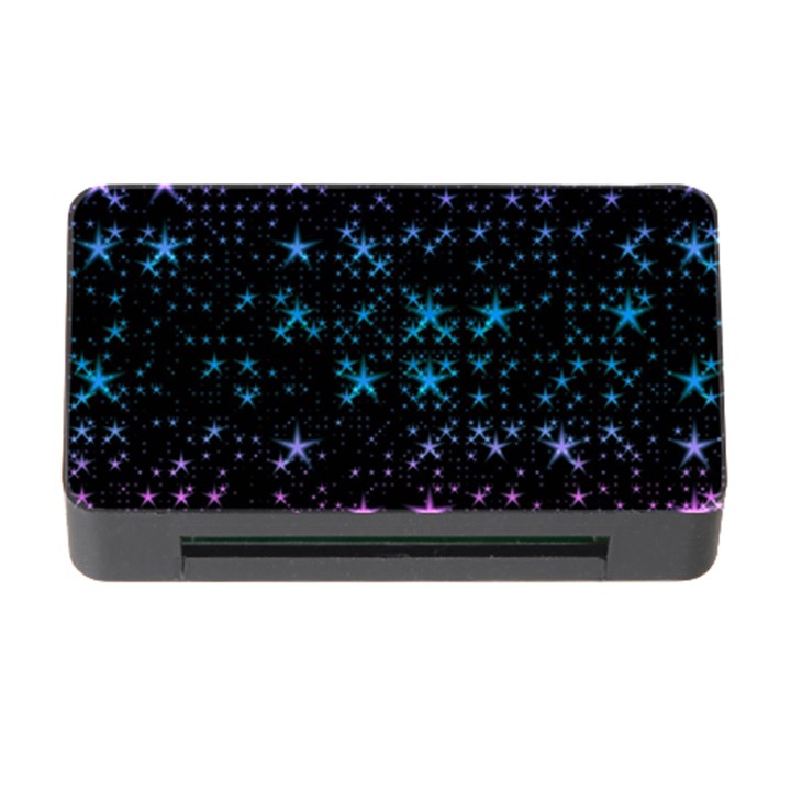 Stars Pattern Seamless Design Memory Card Reader with CF