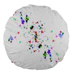 Star Structure Many Repetition Large 18  Premium Flano Round Cushions Front