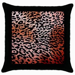 Tiger Motif Animal Throw Pillow Case (black) by Amaryn4rt