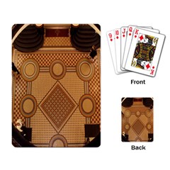 The Elaborate Floor Pattern Of The Sydney Queen Victoria Building Playing Card by Amaryn4rt