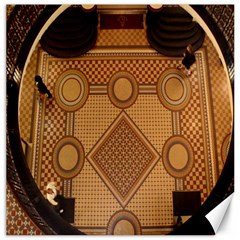 The Elaborate Floor Pattern Of The Sydney Queen Victoria Building Canvas 12  X 12   by Amaryn4rt