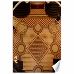 The Elaborate Floor Pattern Of The Sydney Queen Victoria Building Canvas 20  X 30   by Amaryn4rt