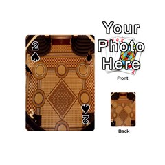 The Elaborate Floor Pattern Of The Sydney Queen Victoria Building Playing Cards 54 (mini)  by Amaryn4rt