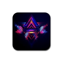 Abstract Desktop Backgrounds Rubber Coaster (square)  by Amaryn4rt