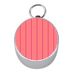 Background Image Vertical Lines And Stripes Seamless Tileable Deep Pink Salmon Mini Silver Compasses