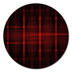 Black And Red Backgrounds Magnet 5  (round) by Amaryn4rt