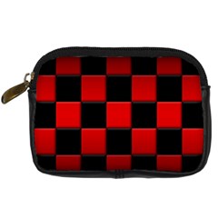 Black And Red Backgrounds Digital Camera Cases by Amaryn4rt