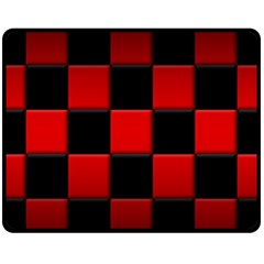 Black And Red Backgrounds Fleece Blanket (medium)  by Amaryn4rt