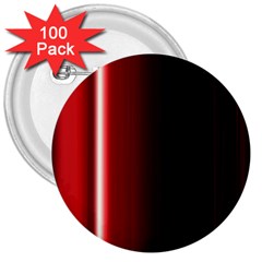 Black And Red 3  Buttons (100 Pack) 