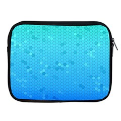 Blue Seamless Black Hexagon Pattern Apple Ipad 2/3/4 Zipper Cases by Amaryn4rt