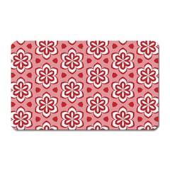 Floral Abstract Pattern Magnet (rectangular) by Amaryn4rt