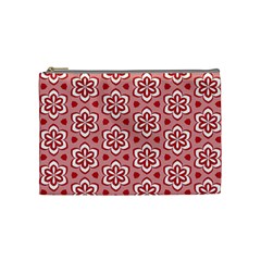 Floral Abstract Pattern Cosmetic Bag (medium)  by Amaryn4rt