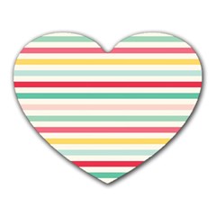 Papel De Envolver Hooray Circus Stripe Red Pink Dot Heart Mousepads by Amaryn4rt