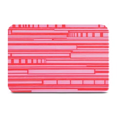 Index Red Pink Plate Mats by Amaryn4rt