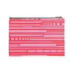 Index Red Pink Cosmetic Bag (Large)  Back