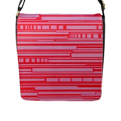 Index Red Pink Flap Messenger Bag (l)  by Amaryn4rt