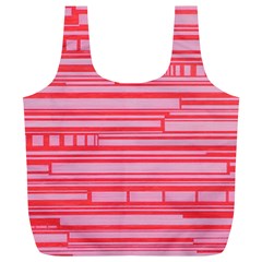 Index Red Pink Full Print Recycle Bags (l)  by Amaryn4rt