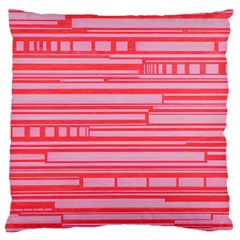 Index Red Pink Standard Flano Cushion Case (two Sides) by Amaryn4rt