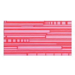 Index Red Pink Satin Shawl by Amaryn4rt