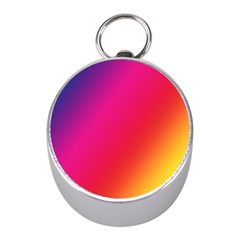 Rainbow Colors Mini Silver Compasses by Amaryn4rt