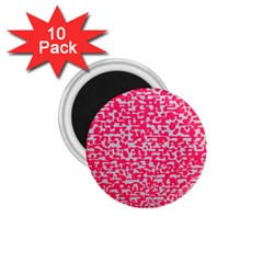 Template Deep Fluorescent Pink 1 75  Magnets (10 Pack)  by Amaryn4rt